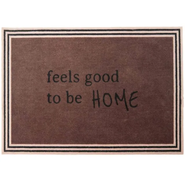 Zusss deurmat Feels Good (50x70 cm) bruin