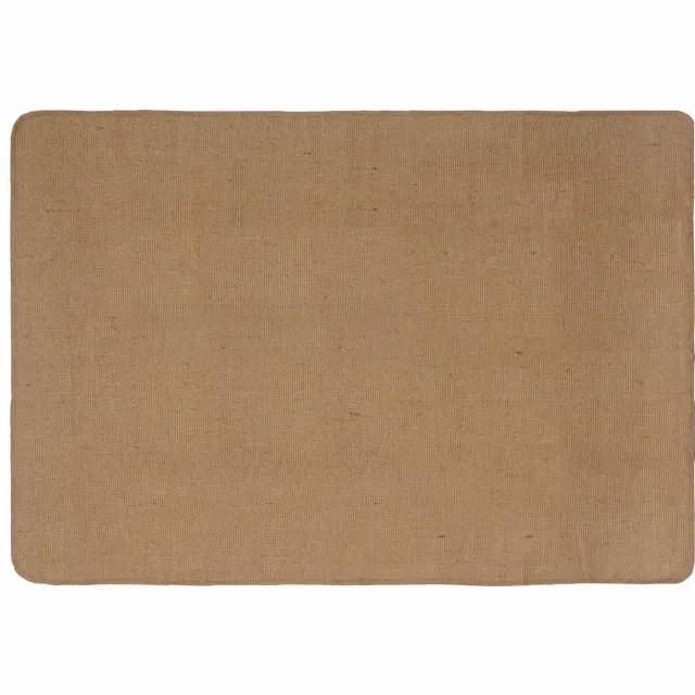 vidaXL Gebied - Tapijt - Lichtbruin - 120 - x - 170 - cm - Jute Licht bruin