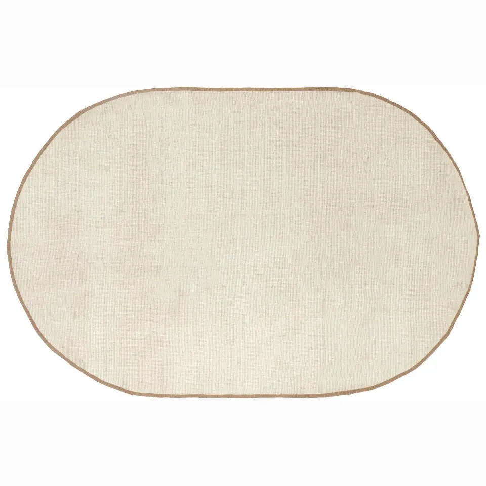 vidaXL Gebied Tapijt Naturel 100 x 152 cm Jute, foto 2