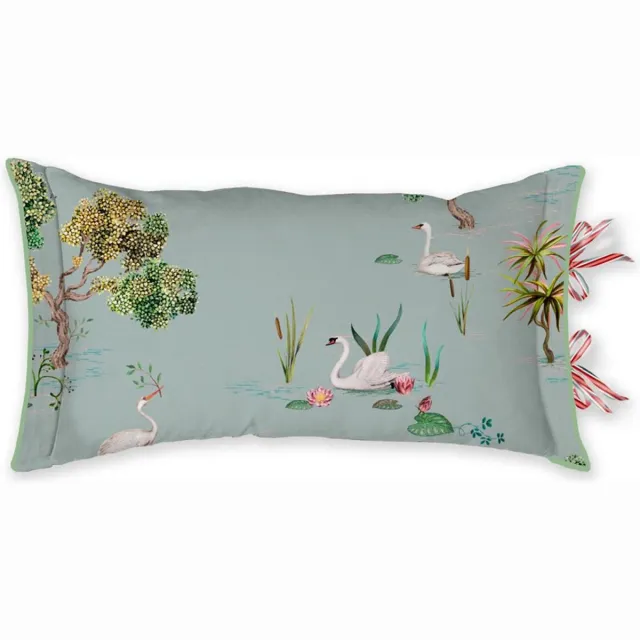 Pip Studio Little Swan Sierkussen Grey 35 x 60 Multi