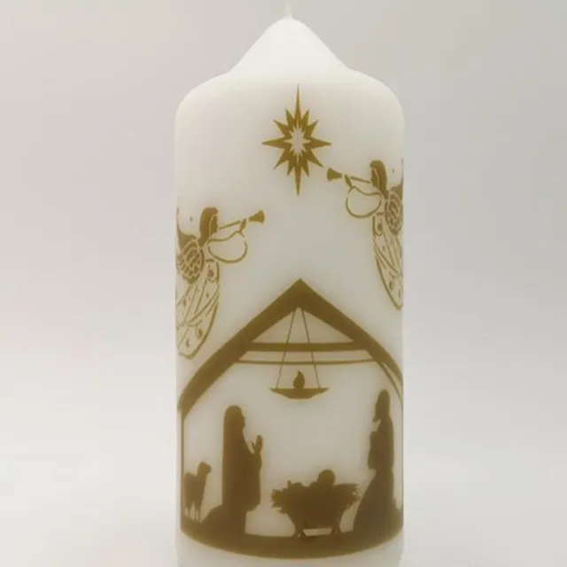 Van Licht Kerstkaars Kerststal, Kaars - Huisdecoratie, Interieur, Kerststallen wit