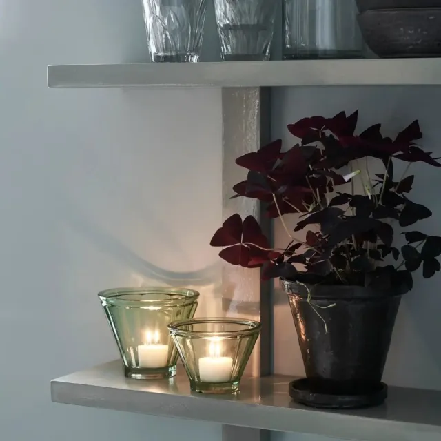 House Doctor Sfeerlicht Fren groen glas 9cm [gid://shopify/Metaobject/303100625231]