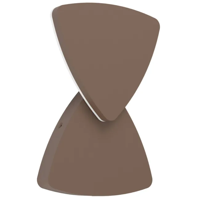 EGLO Pedersano Wandlamp Buiten - LED - 14 cm - Roestbruin - Instelbaar wit licht (warm, neutraal en daglicht)