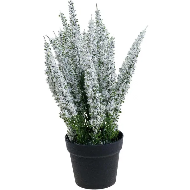 Viana Erika wit heide bezem heide kunstplant H26cm