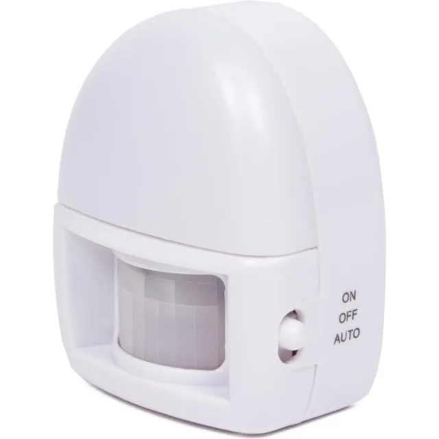 Benson 2-in-1 nachtlampje met sensor en zaklampfunctie - batterijgevoed - compact formaat - helder wit licht - 5m bereik