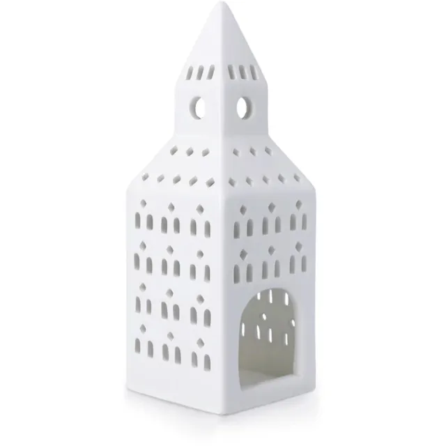 Kahler Kähler Urbania Lighthouse church tower H20cm wit