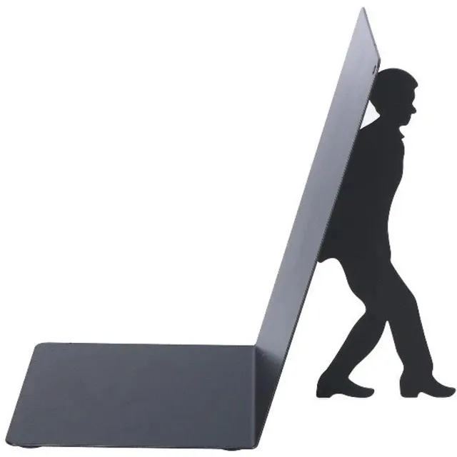 Buy-direct Ltd. Boekensteun Man zwart