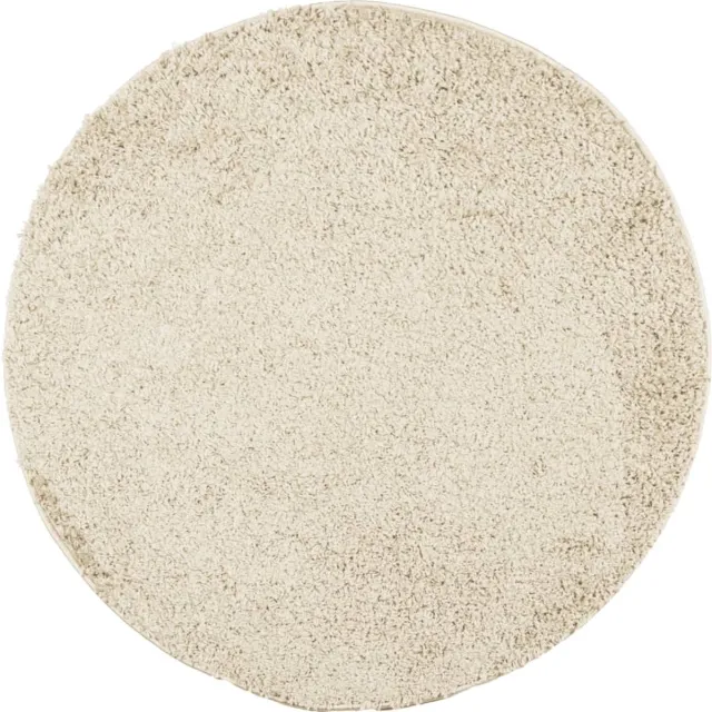 vidaXL Vloerkleed - PAMPLONA - shaggy - hoogpolig - modern - Ø - 200 - cm - goudkleur