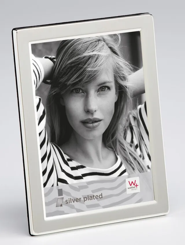 Walther WaltherPO015S Lola - Metalen portretlijst - Fotoformat 10x15 cm - Zilver