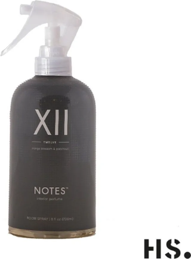 NOTES interior perfume NOTES Roomspray XII Twelve - Orange Blossom & Patchouli - Geurspray Transparant