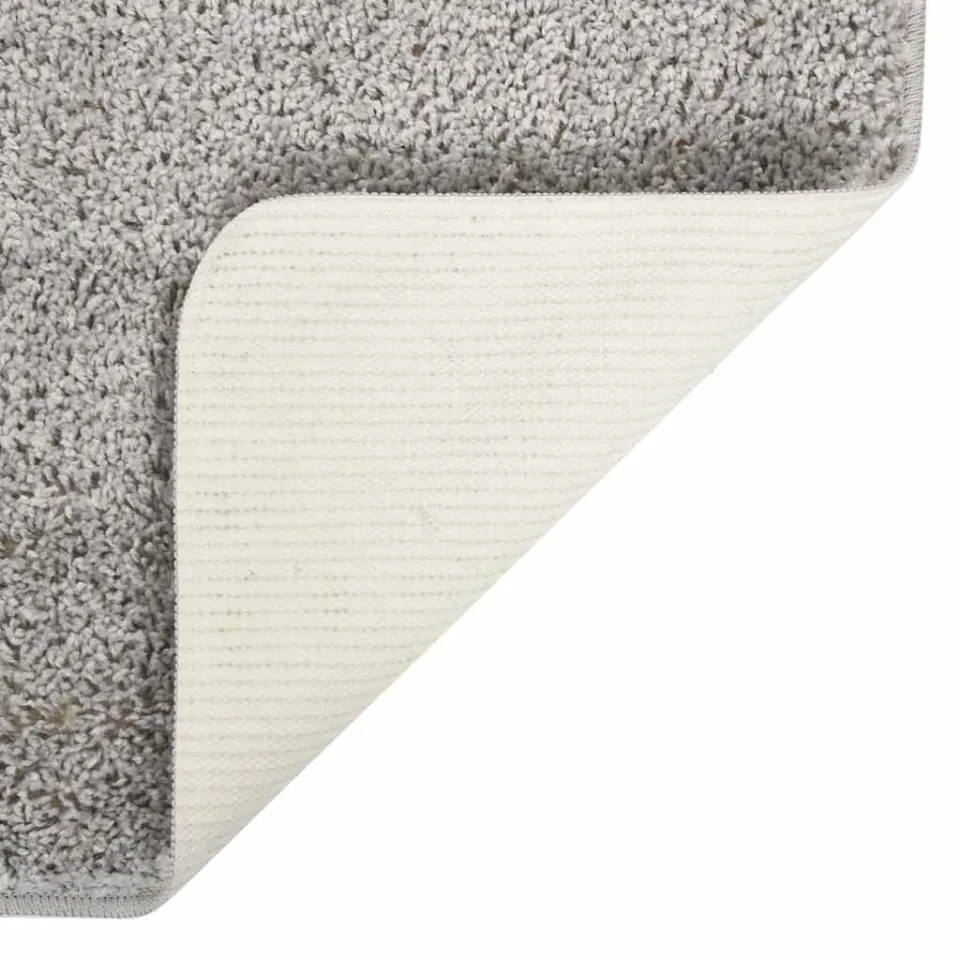 vidaXL Vloerkleed shaggy anti-slip 80x150 cm lichtgrijs grijs, foto 3