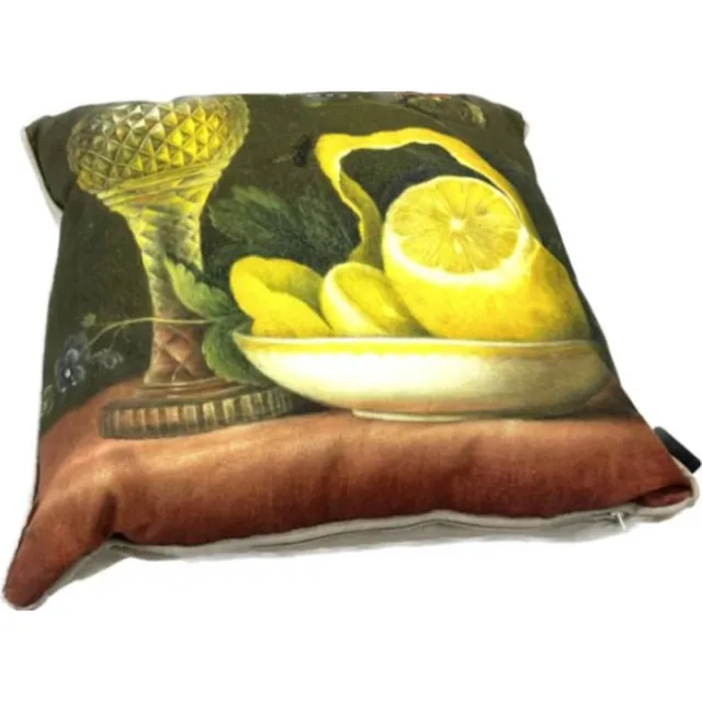 Madison sierkussen 45x45 cm Citrone dark Grijs