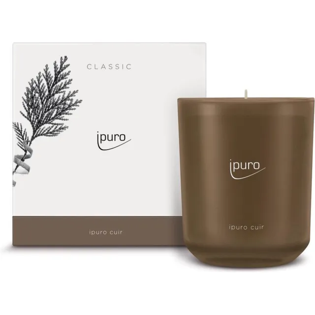 Ipuro Geurkaars Classic Cuir Bruin