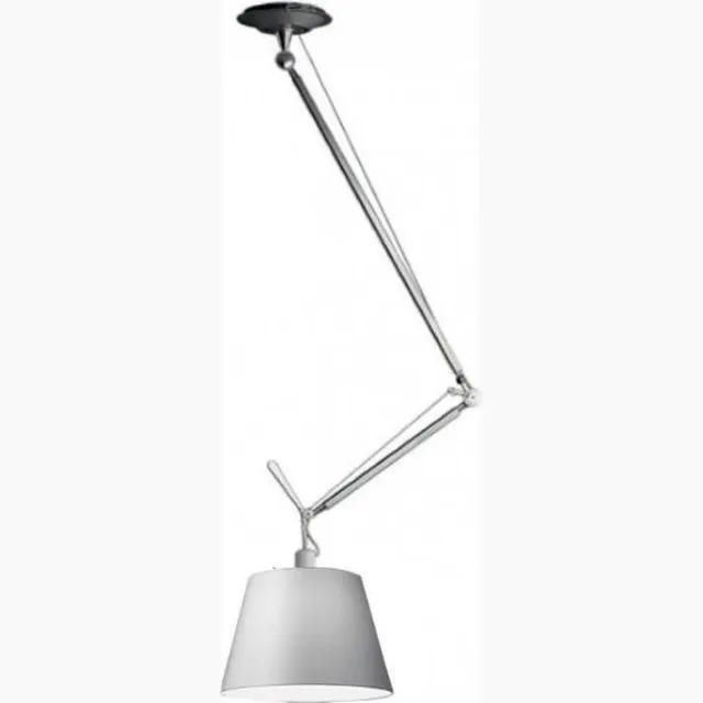 artemide Tolomeo Decentrata hanglamp Ø 36 cm satijngrijs