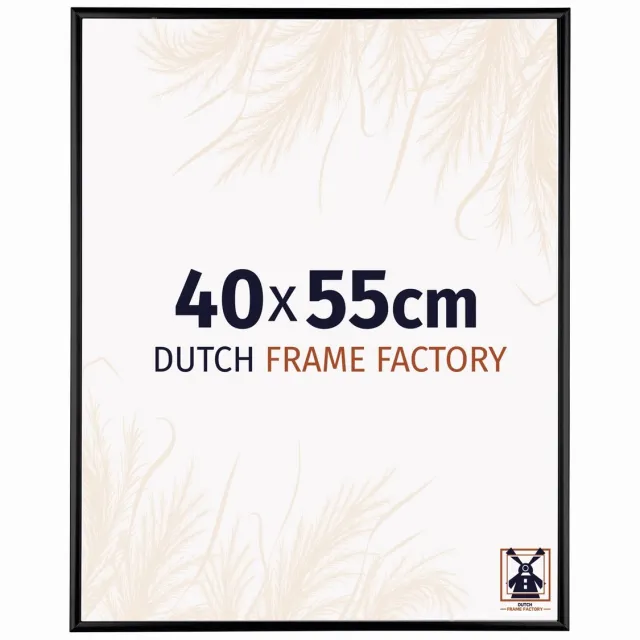 Dutch Frame Factory Fotolijst 40x55 cm - Aluminium - Zwart Mat - Kampen