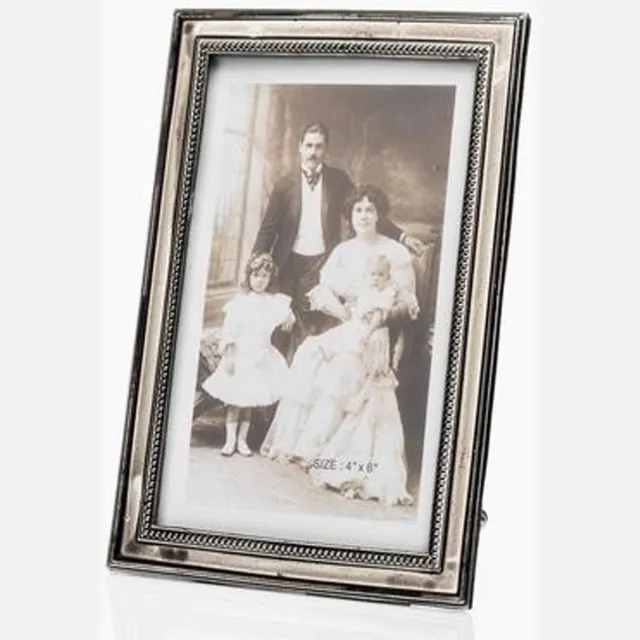 Alle lijsten Antieke Fotolijst voor foto formaat 5x8 cm zilver