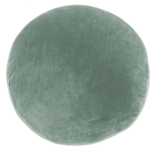 Tiseco Home Studio - Kussen (gevuld) MARSHMALLOW - SET/2 - polyester - teddyvulling - super zacht - Dia 40 cm - Greensage GREEN SAGE