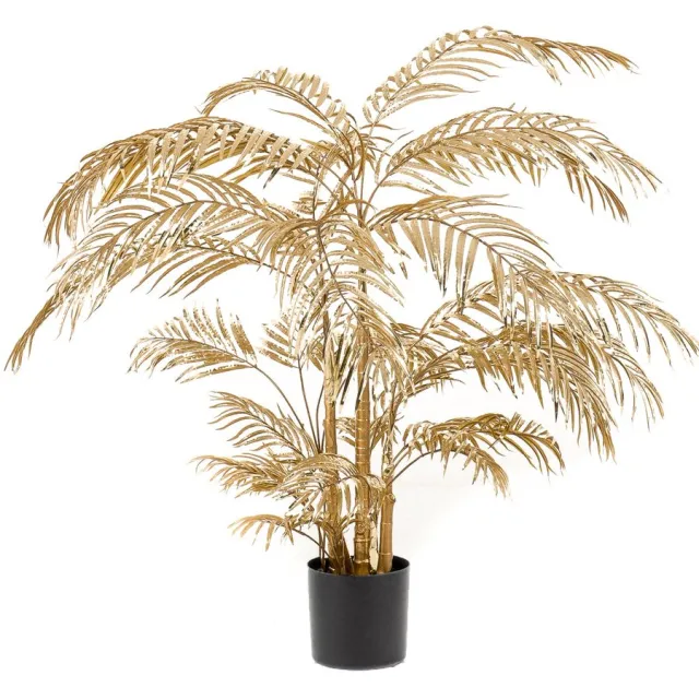 Emerald Kunstplant Areca Palm Goud 145cm - Kunstplant voor binnen