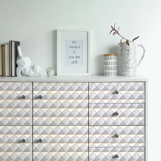 Ambiance Sticker Scandinavische meubelsticker Belradk 40 x 60 cm Multi color