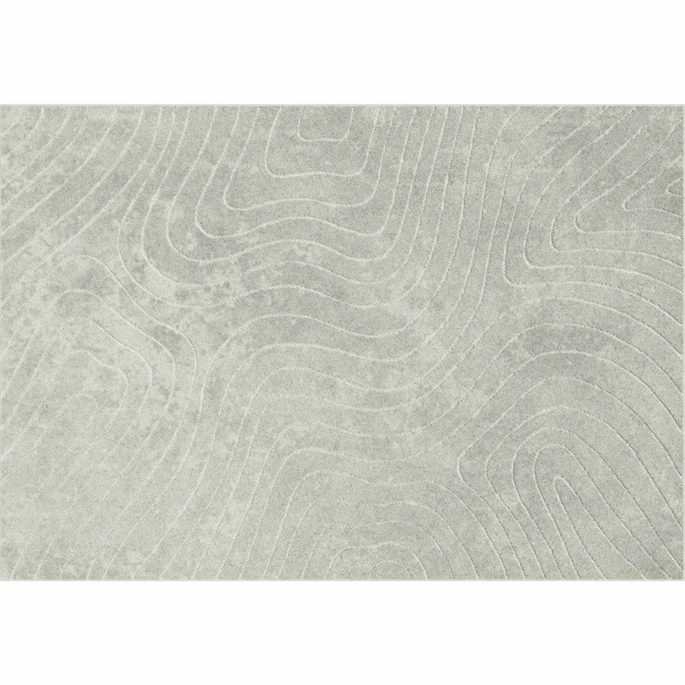 vidaXL Binnen- en buitentapijt PALMERAS Groen 140 x 200 cm Polyester
