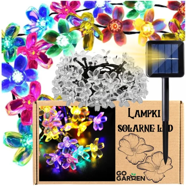 GoGarden Lichtsnoer - Multikolor Kleur - 50 LED Lichten - Weerbestendige Decoratie