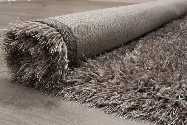 Vercai Rugs Soho Collectie - Hoogpolig Vloerkleed - Shaggy Tapijt voor Woonkamer - Polyester - As Kleurig - 80x150 cm Asgrijs