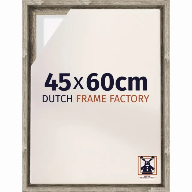 Dutch Frame Factory Baklijst 45x60 cm - Sonoma Eiken - Geschikt voor Canvasdoek - MDF Baklijst Lausanne