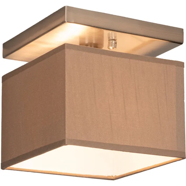 Lumidora Plafondlamp 71810 - Plafonniere - ADELAIDE - E14 - Bruin - Taupe - Stof