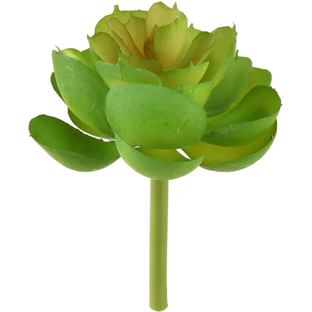 Viana Echeveria Kunstmatige Vetplanten Groen Ø7cm 6 stuks, 6 Stück groente