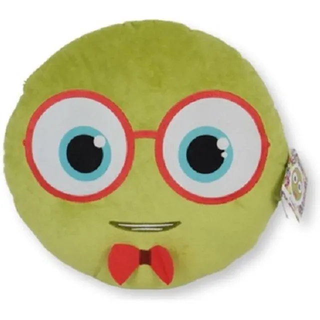 Emotionz4u Nerdy Emoji Sierkussen Geel