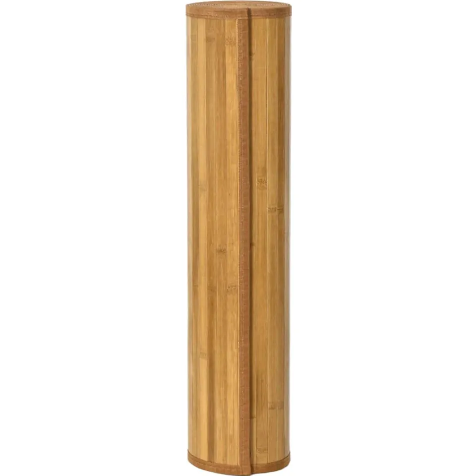 vidaXL Vloerkleed rechthoekig 70x100 cm bamboe naturel