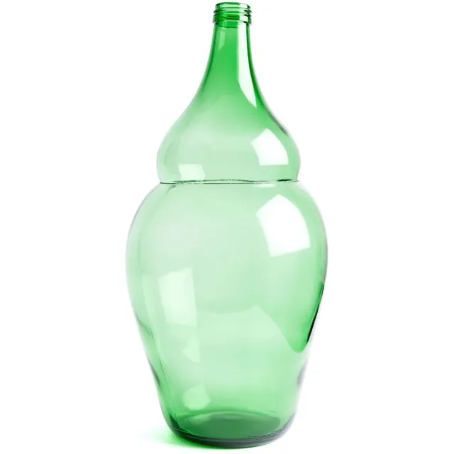 Ikonic Blown Bottle Vaas Groen Type M13 Klaas Kuiken
