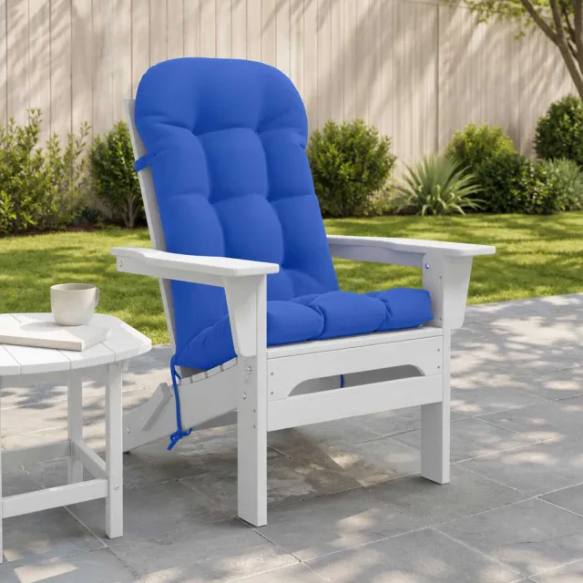 vidaXL Adirondack stoelkussen PUTTEN 100% Polyester Koninklijk Blauw
