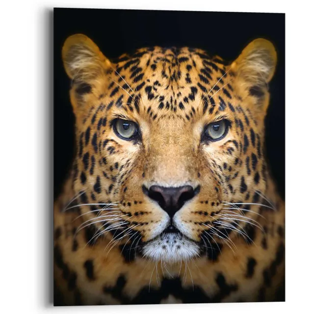 Reinders Schilderij Luipaard - 50 x 40 - Hout - REINDERS bruin