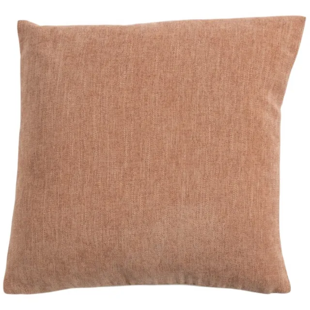 Linen & More Kussen Queen chenille roze 45x45cm