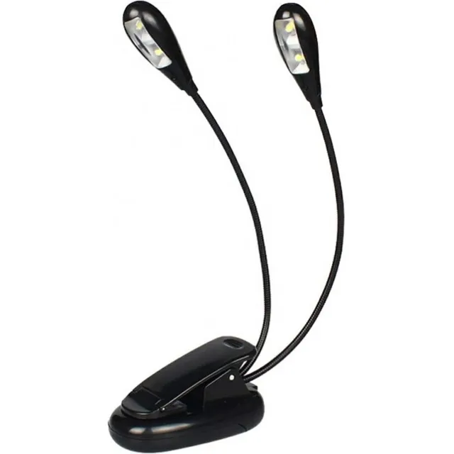 Brauch Draadloze Bureaulamp met LED Verlichting en Klem Zwart