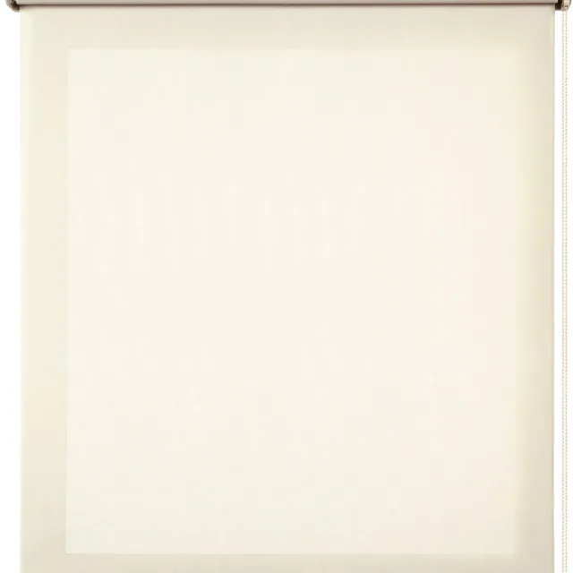 Storesdeco Screen Premium rolgordijn met technische stof, 38 mm Beige 140x250 cm