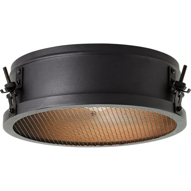 Brilliant Zois - Plafondlamp (Dm 300mm) E27 max 2x60W - Zwart