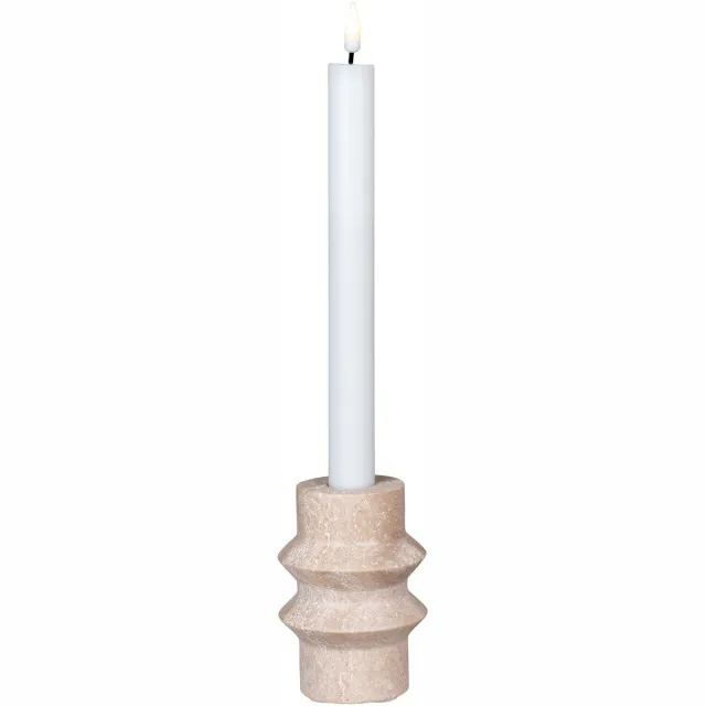 House Nordic Travertin Kaarshouder - Natuurlijk Decor - House Nordic - Kaarsenhouders - Beige - Steen
