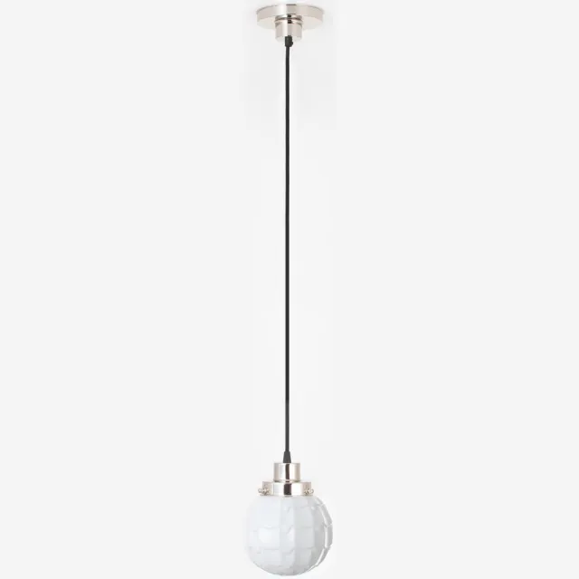 Coloured by Art Hanglamp aan snoer Artichoke 20's Nikkel - Art Deco Trade