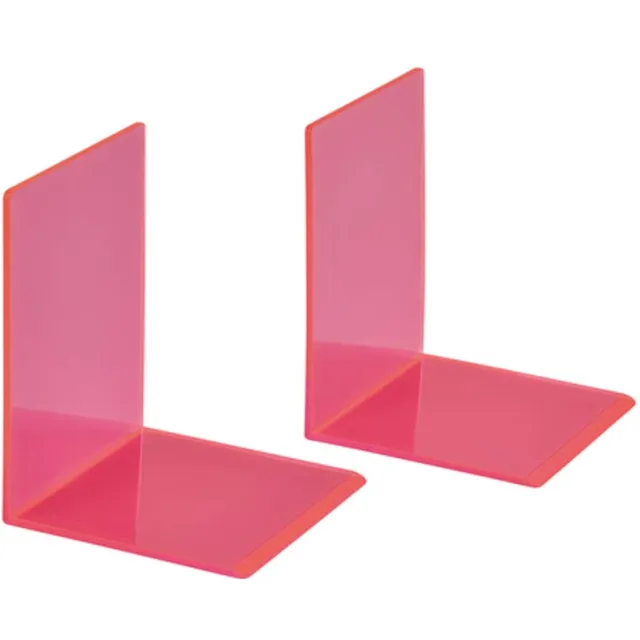 Maul Boekensteun maul 10x10x13cm acryl neon rood | 10 stuks