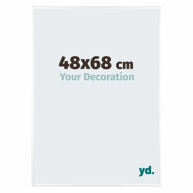 yd. Your Decoration - Fotolijst 48x68 cm - Aluminium - Wit Hoogglans - Kent