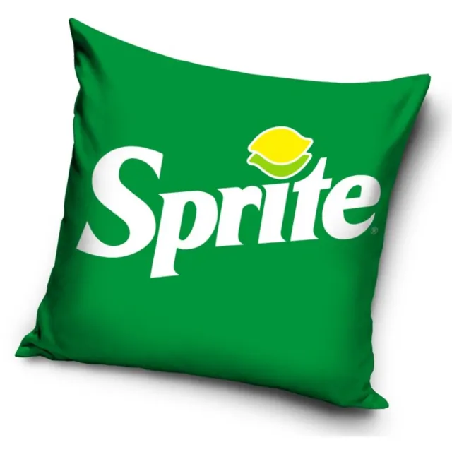 Sprite Sierkussen - Kussen 40 x 40 cm inclusief vulling Groen wit geel