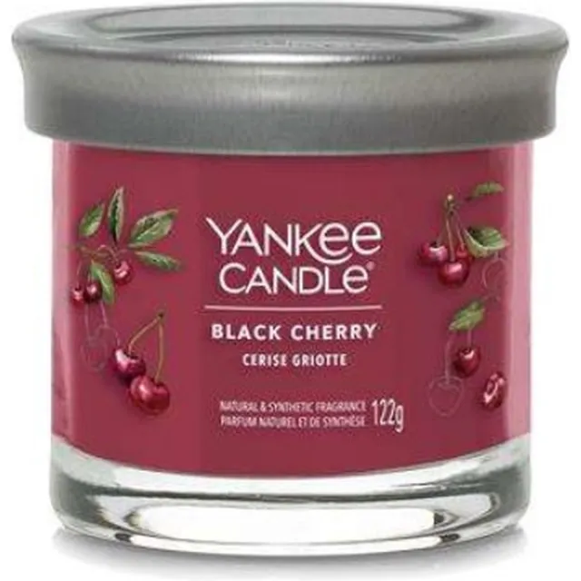 Yankee Candle Black Cherry Signature Small Tumbler - 25 branduren Rood