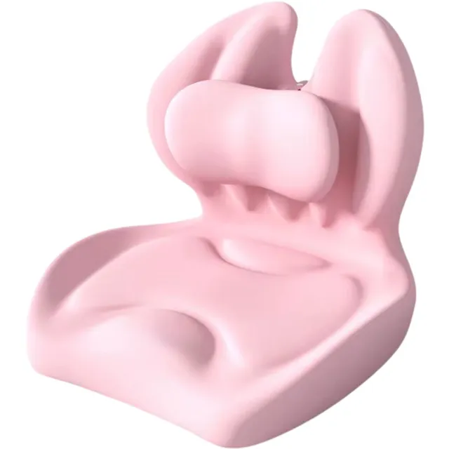 rimmo Memory Foam Zitkussen – Ergonomisch Stoelkussen met Antislip Bodem – Orthopedisch Bureaustoel Kussen voor Rug, Heup en Stuitje – Comfortkussen voor Lang Zitten - Roze