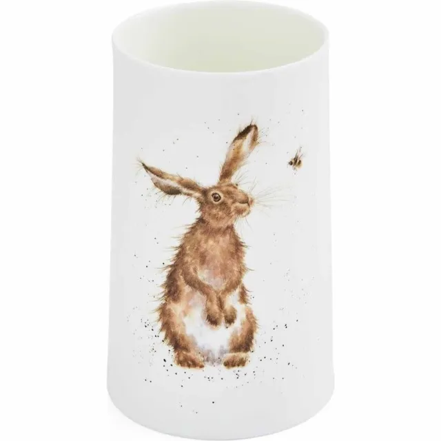 Wrendale Designs - Vaas - The Hare and the Bee / Haas Ecru