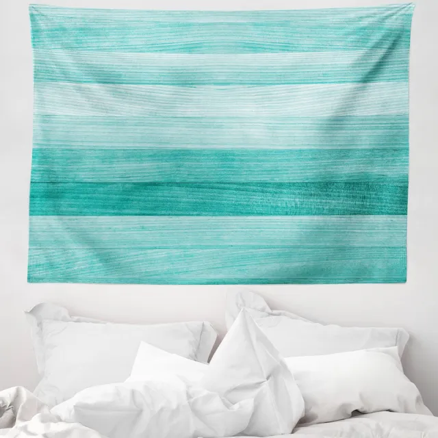 ABAKUHAUS Groen Talg Wandtapijt en Sprei, Paasthema, 150 x 110 cm, Turquoise Turkoois