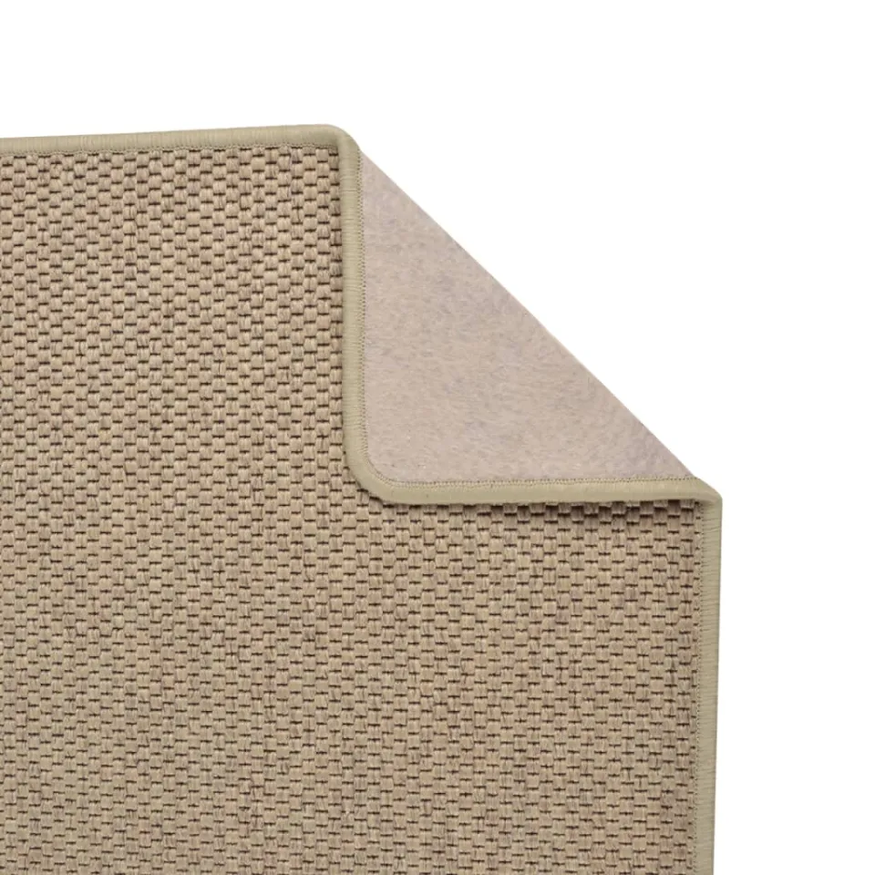 vidaXL Tapijtloper 80x400 cm sisal-look zandkleurig, foto 4