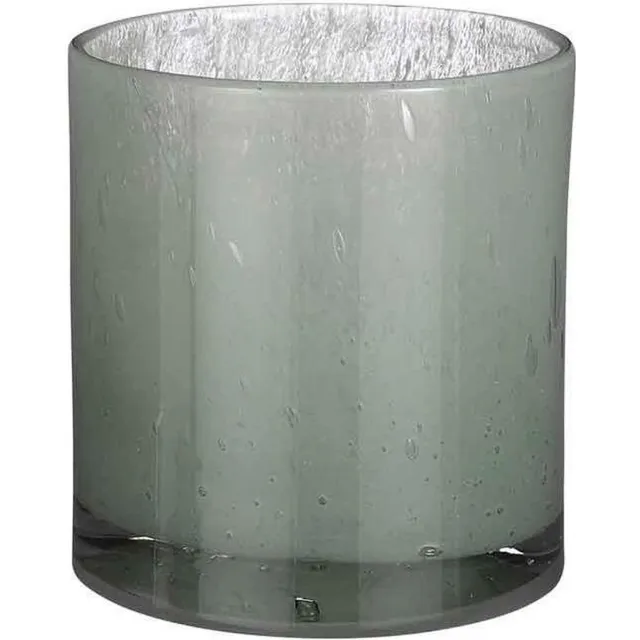 Mica Decorations Estelle Vaas - H18 x Ø17 cm - Glas - Lichtgroen