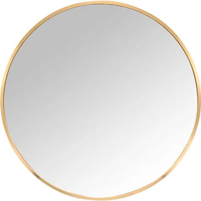 Mano Collection Mone - Goud 50x50 cm Spiegel over de hele lengte - Moderne wandspiegel voor de woonkamer - Toiletspiegel - badkamerspiegel - make-upspiegel